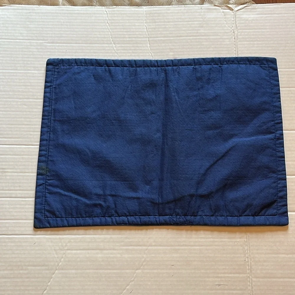 VTG-handmade in USA-USA America placemats set a four. Red white and blue.